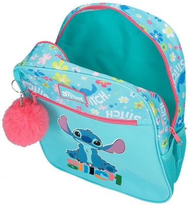 Ghiozdan fete clasa 0, Disney Aloha Stitch, multicolor